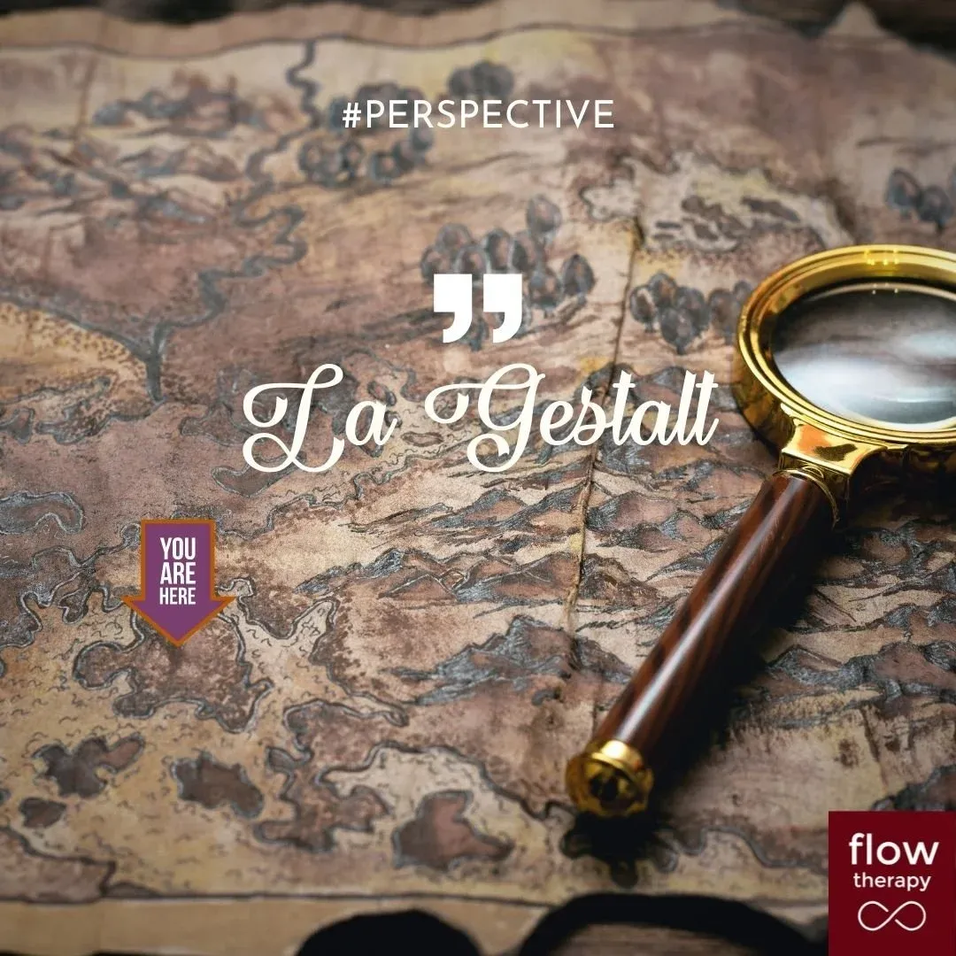 Illustration de l'article : une loupe et une clé posées sur une carte ancienne, couverture « La Gestalt »